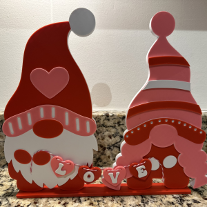 Valentine's Gnome Decoration