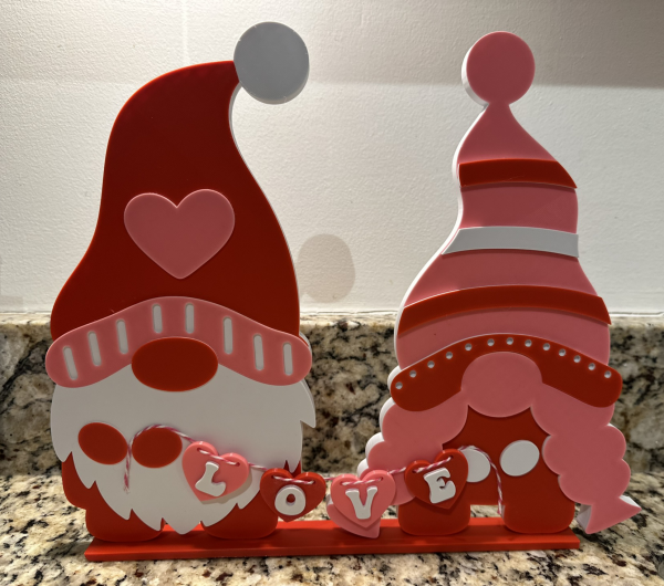 Valentine's Gnome Decoration
