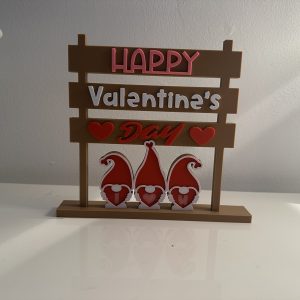 Valentine's Gnome Decoration