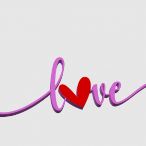 Love Table Decoration