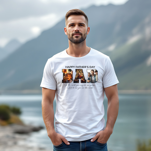 Personalized Father's Day Photo Shirt – A Gift from the Heart