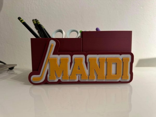 Customized 3d Printed Desk Organizer