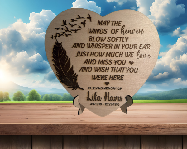 In Memory - Engraved Memorial Sign