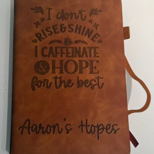 Customized Engraved Leather Journal