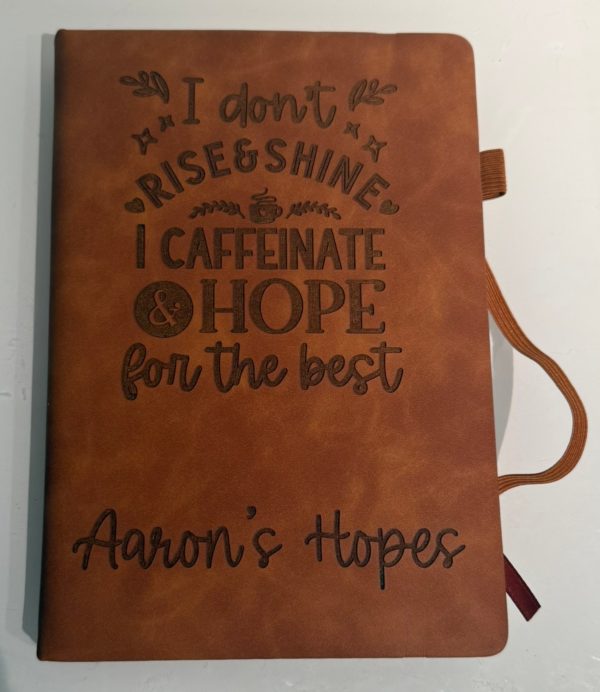 Customized Engraved Leather Journal