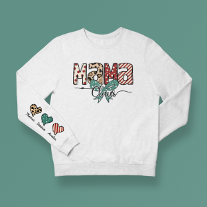 Holiday Mama Heart on Sleeves Design 2
