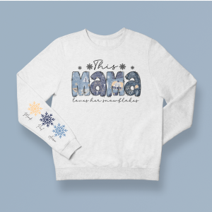 Holiday Mama Heart on Sleeves Design 3