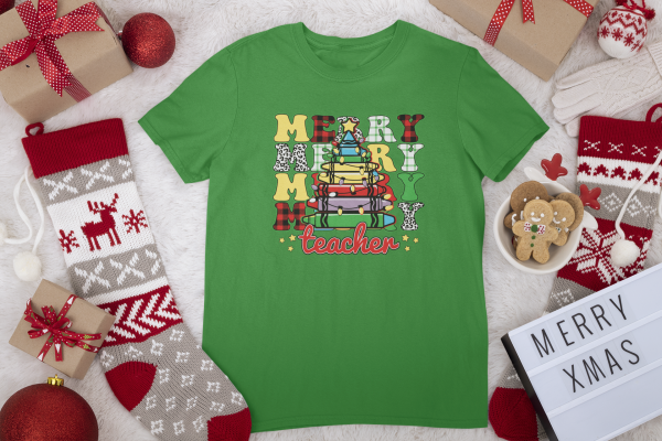 Merry Merry Teacher with Books