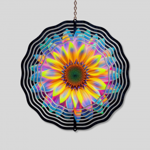 Colorful Sunflower Wind Spinner