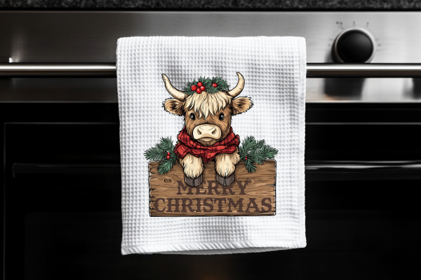 Highland Cow - Merry Christmas