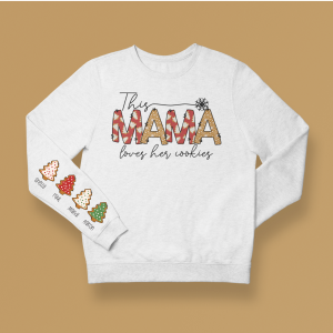 Holiday Mama Heart on Sleeves Design 6