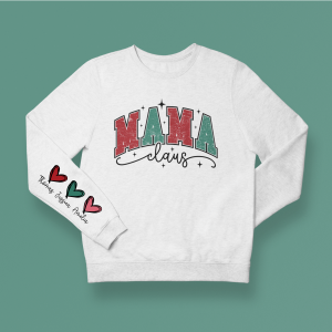 Holiday Mama Heart on Sleeves Design 9