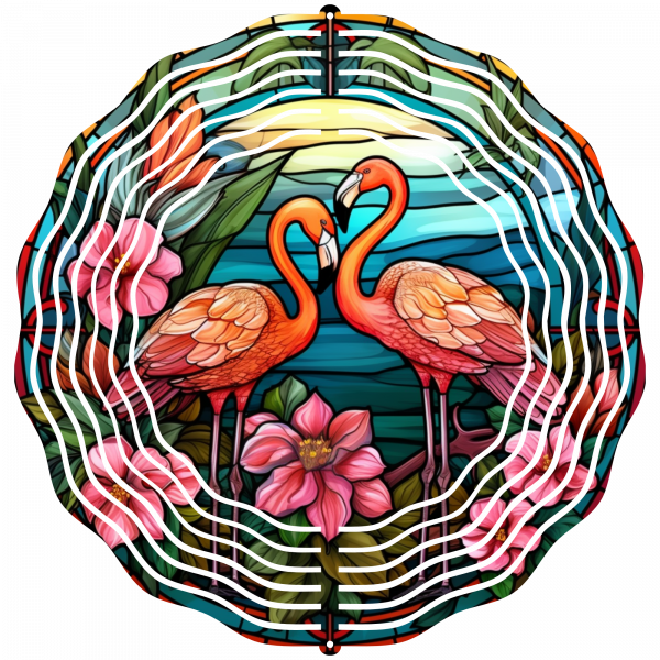 Flamingo Wind Spinner