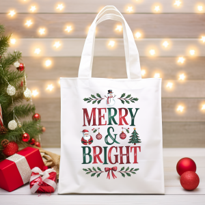 Merry and Bright Tote Bag