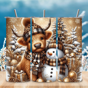 Cow and Snowman Tumbler