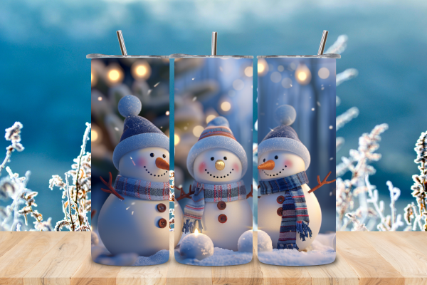 Cute Snowman Tumbler