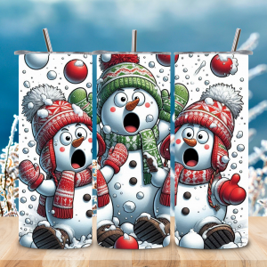 Funny Snowmen Tumbler