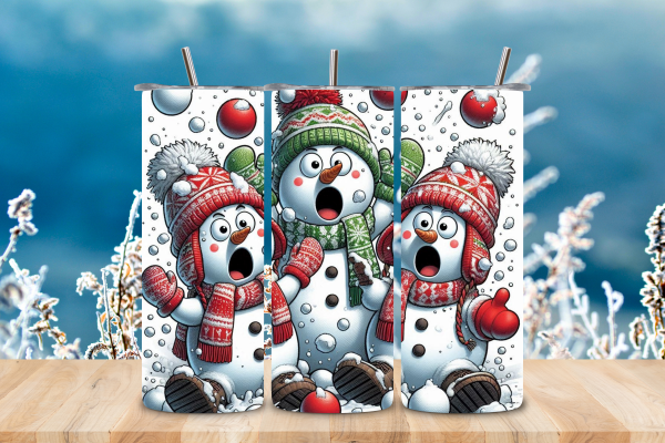 Funny Snowmen Tumbler