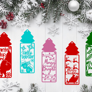 Christmas 3d Printed Bookmarks