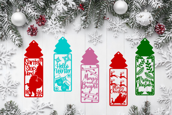 Christmas 3d Printed Bookmarks
