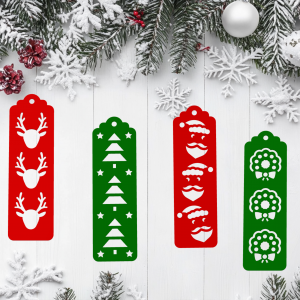 Christmas Cutout Bookmarks
