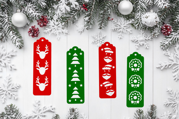 Christmas Cutout Bookmarks
