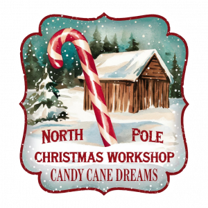 Single Vintage Vinyl Christmas Labels
