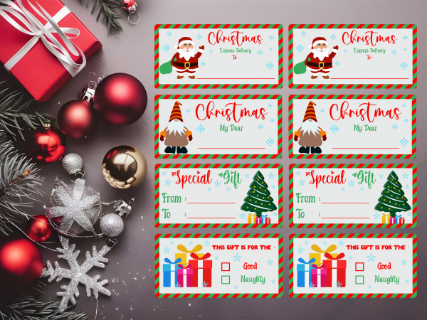 Set of 32 Gift Labels