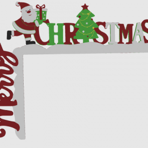 Merry Christmas Door Corner