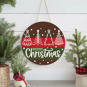Merry Christmas Door Sign