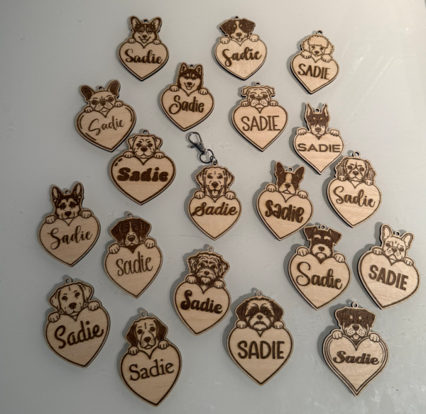 Dog Breed Keychain - Fully Customized