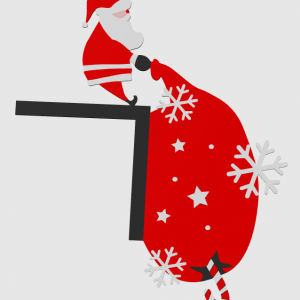 Santa's Gift Bag Door Corner
