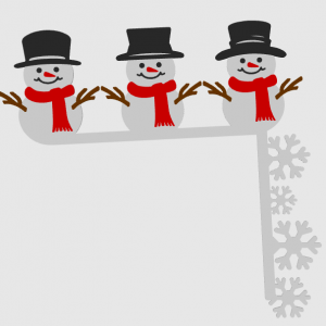 Snowmen Door Corner