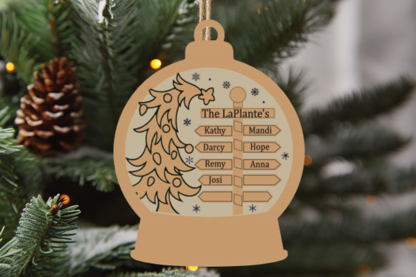 Christmas Street Sign Ornament
