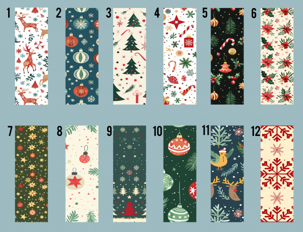 Christmas Designs Bookmarks