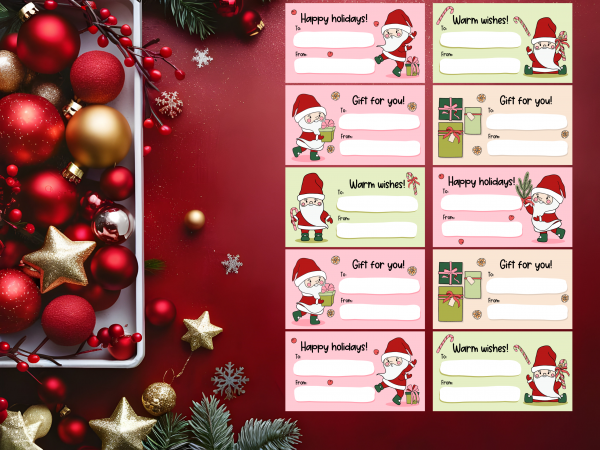 Set of 30 Gift Labels