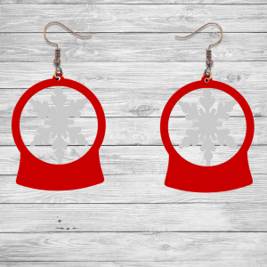 Snow Globe Earrings