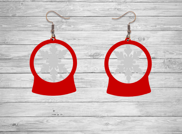 Snow Globe Earrings
