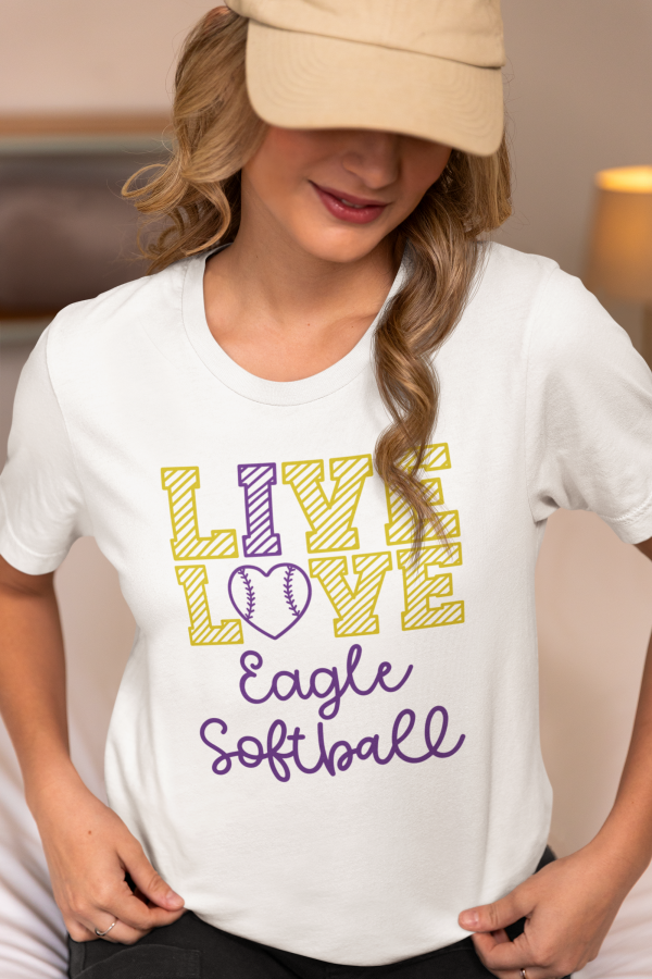 Live Love Eagle Softball