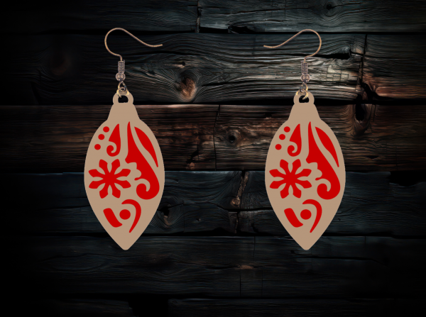 Christmas Bulb Earring
