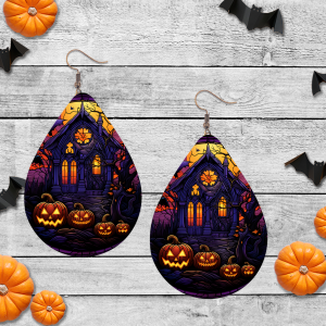 Haunted House Earrings