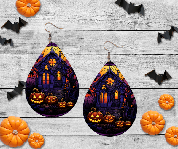 Haunted House Earrings