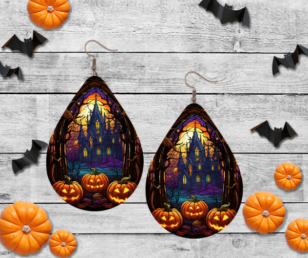 Haunted House Earrings