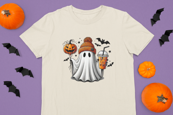 Cute Boy Coffee Ghost