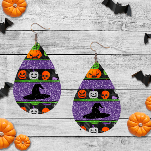 Halloween Witch Hat Earrings