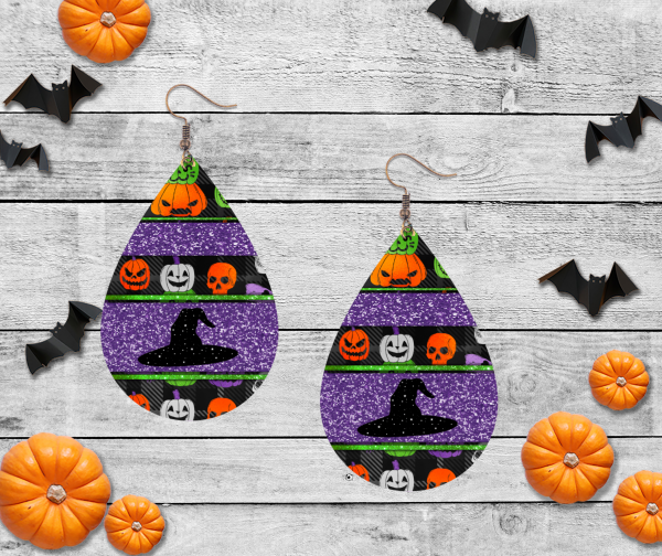 Halloween Witch Hat Earrings