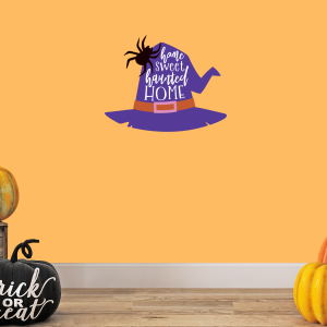Home Sweet Haunted Home Wood Door Sign