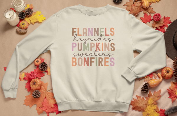 Flannels, Hayrides, Pumpkins, Sweaters, and Bonfires