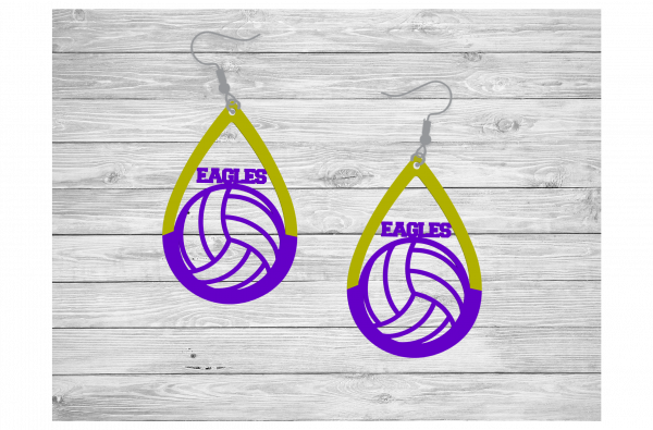 Teardrop Eagle Volleyball