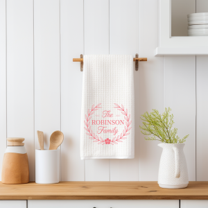 Customized Monogram Kitchen Towels